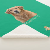 Custom Photo Dog Memorial Sherpa Blanket Sherpadecke (3/4)
