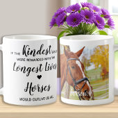 Custom Photo Equine Memorial Horse Kaffeetasse