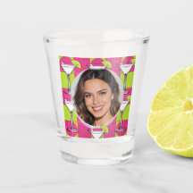 Custom Photo Face & Cocktail Personalized Pink