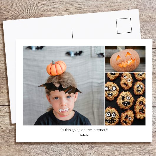 Custom Photo Family Quotes & Funny Sayings Postkarte