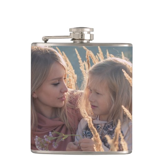 Custom Photo Flask Flachmann (Vorderseite)