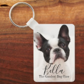 Custom Photo French Bulldog Personalized Schlüsselanhänger (Vorderseite)