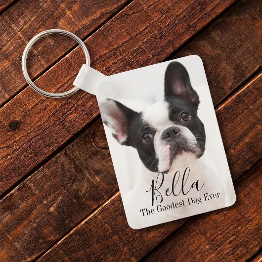 Custom Photo French Bulldog Personalized Schlüsselanhänger