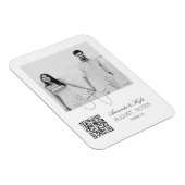 Custom Photo Fridge announcement Engagement magnet (Rechte Seite)