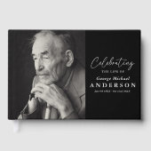 Custom Photo Funeral Sympathy Gästebuch (Vorderseite)