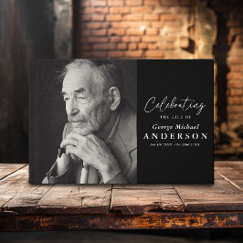 Custom Photo Funeral Sympathy Gästebuch