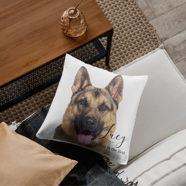 Custom Photo German Shepherd Personalized Kissen (Von Creator hochgeladen)