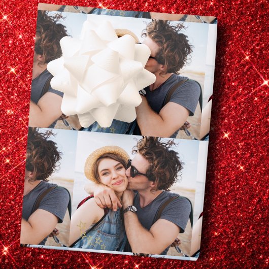 Custom Photo Gift Wrap, Custom Family Photo Geschenkpapier