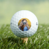 Custom Photo Golf Ball - Personalized Gift for Him (Insitu T-Shirt)