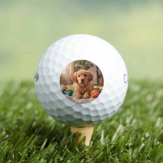 Custom Photo Golf Ball Wedding Favor Keepsake (Insitu T-Shirt)