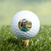 Custom Photo Golf Ball with Text Personalization (Insitu T-Shirt)
