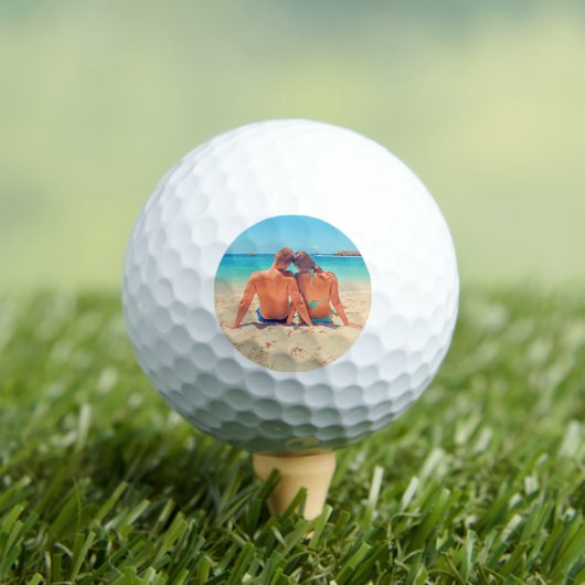 Custom Photo Golf Balls Stamps Personalized Gift Golfball (Insitu T-Shirt)