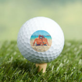 Custom Photo Golf Balls Stamps Personalized Text Golfball (Insitu T-Shirt)