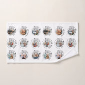 Custom Photo Grandson Birthday Badhandtuch Set (Handtuch)