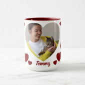 Custom Photo Heart Mug: A Keepsake for Cat Lovers Tasse (Zentrum)