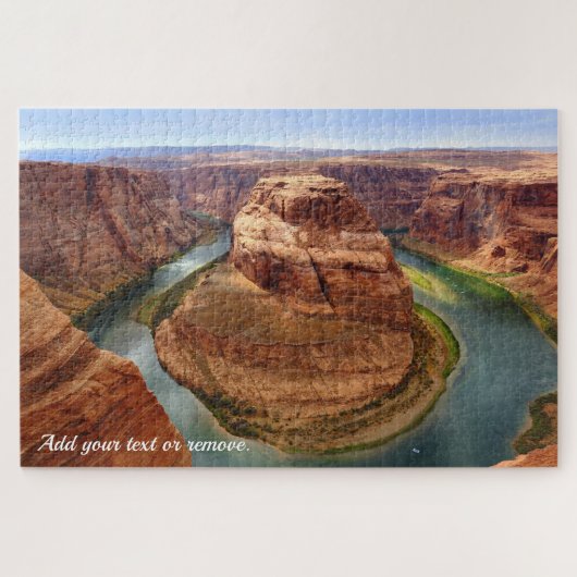 Custom photo, "Horseshoe Bend", Grand Canyon, Puzzle (Horizontal)