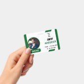  Custom Photo ID Card Badge Lanyard Ausweis (Handheld)