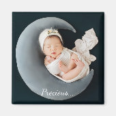 Custom photo keepsake precious baby magnet (Vorne)