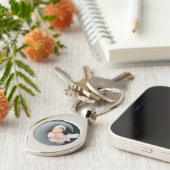 Custom photo keepsake precious baby schlüsselanhänger (Seite)