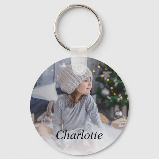 Custom Photo Keepsake Schlüsselanhänger (Rückseite)