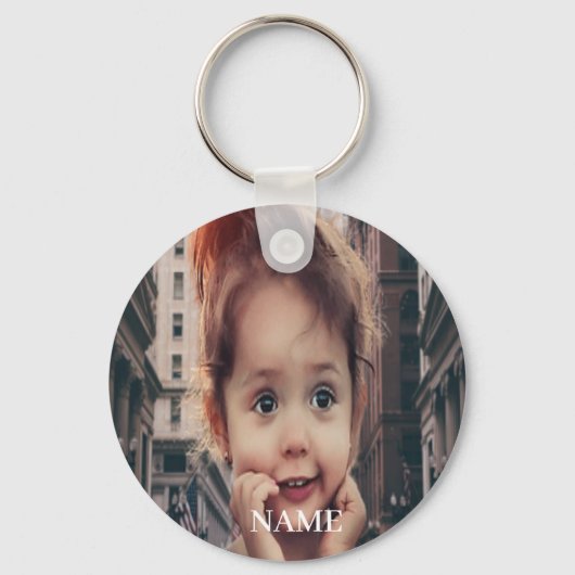 Custom Photo Keychain Schlüsselanhänger (Vorderseite)