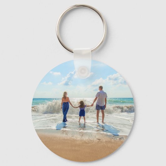 Custom Photo Keychain - Your Own Design - Summer Schlüsselanhänger (Vorderseite)