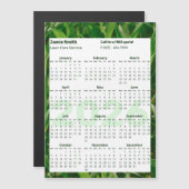 Custom Photo Lawn Care 2026 Calendar Magnet (Vorne/Hinten)
