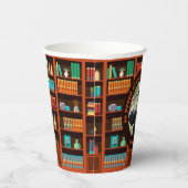 Custom Photo Library-Themed Pappbecher (Rechts)