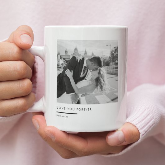 Custom Photo – Love You Forever Kaffeetasse