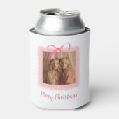 Custom Photo Merry Christmas Can Cooler Dosenkühler (Kanne Vorderseite)