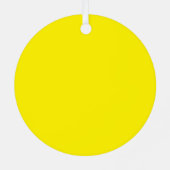 Custom Photo Metal Circle Christmas Ornament Aus Metall (Rückseite)