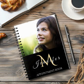 Custom Photo Monogram Appointment Monthly Daily Planer