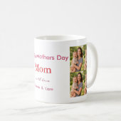 Custom photo Mothers Day Mug Kaffeetasse (VorderseiteRechts)