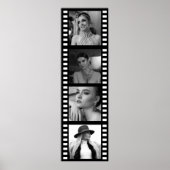 Custom Photo Movie Strip Poster, Hollywood Party Poster (Vorne)