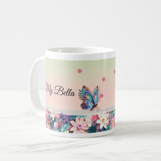 Custom photo Mug, Personalized Coffee Cup, designe Kaffeetasse (Vorderseite Links)