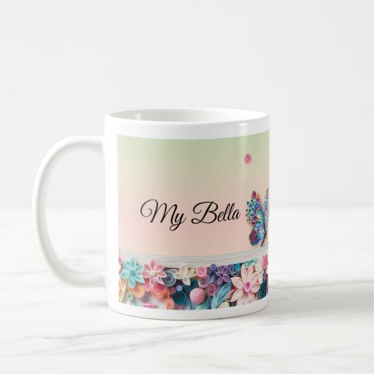 Custom photo Mug, Personalized Coffee Cup, designe Kaffeetasse (Links)