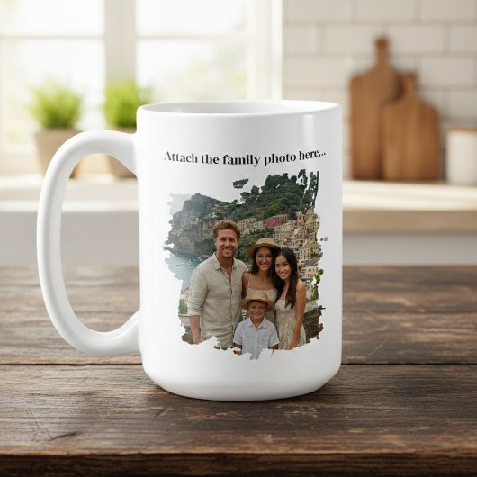 Custom Photo Mug – Personalized Family Picture  Kaffeetasse