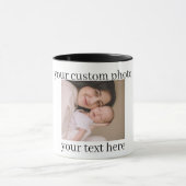 Custom Photo Mug Personalized Gift with Text Tasse (Zentrum)