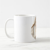 Custom Photo Mug with Modern Abstract Background Kaffeetasse (Links)