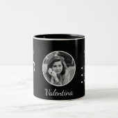 Custom Photo & Name Aries Zodiac Traits Mug Zweifarbige Tasse (Mittel)