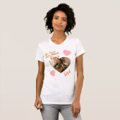 Custom Photo & Name Best Cat Mom Ever T-Shirt (Vorne ganz)