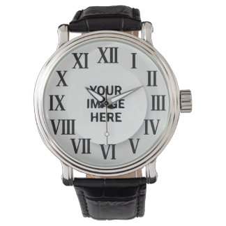 Custom Photo & Name Engraved Wristwatch  Armbanduhr