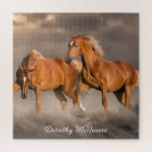 Custom Photo & Name Jigsaw Puzzle Gift (Vertikal)