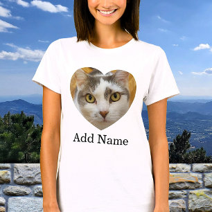 Custom Photo Name Text Personalized T-Shirt
