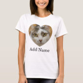 Custom Photo Name Text Personalized T-Shirt (Vorderseite)