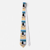 Custom Photo Neck Tie Personalized Name Krawatte (Vorderseite)
