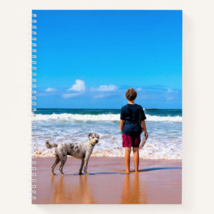 Custom Photo Notebook Your Photos with Pets Notizblock