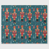 custom photo nutcracker Wrapping Paper - 2 images Geschenkpapier (Flach)