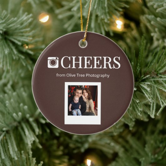 Custom Photo Ornament for Photography Clients (Baum)