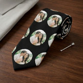Custom Photo Pattern Wedding Tie, Personalised  Krawatte